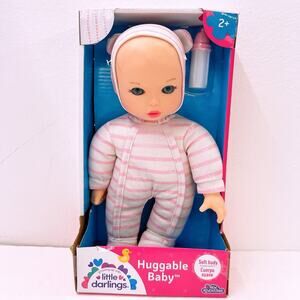 Little Darlings Huggable baby Doll Toy Pretend Baby Toy Soft Nurture Me